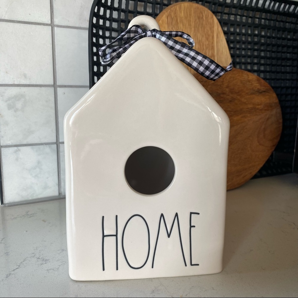 Rae Dunn Home Bird House Ceramic Decor